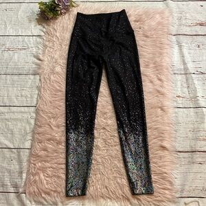 Beyond Yoga Alloy Ombre Silver High Waist Leggings sz S